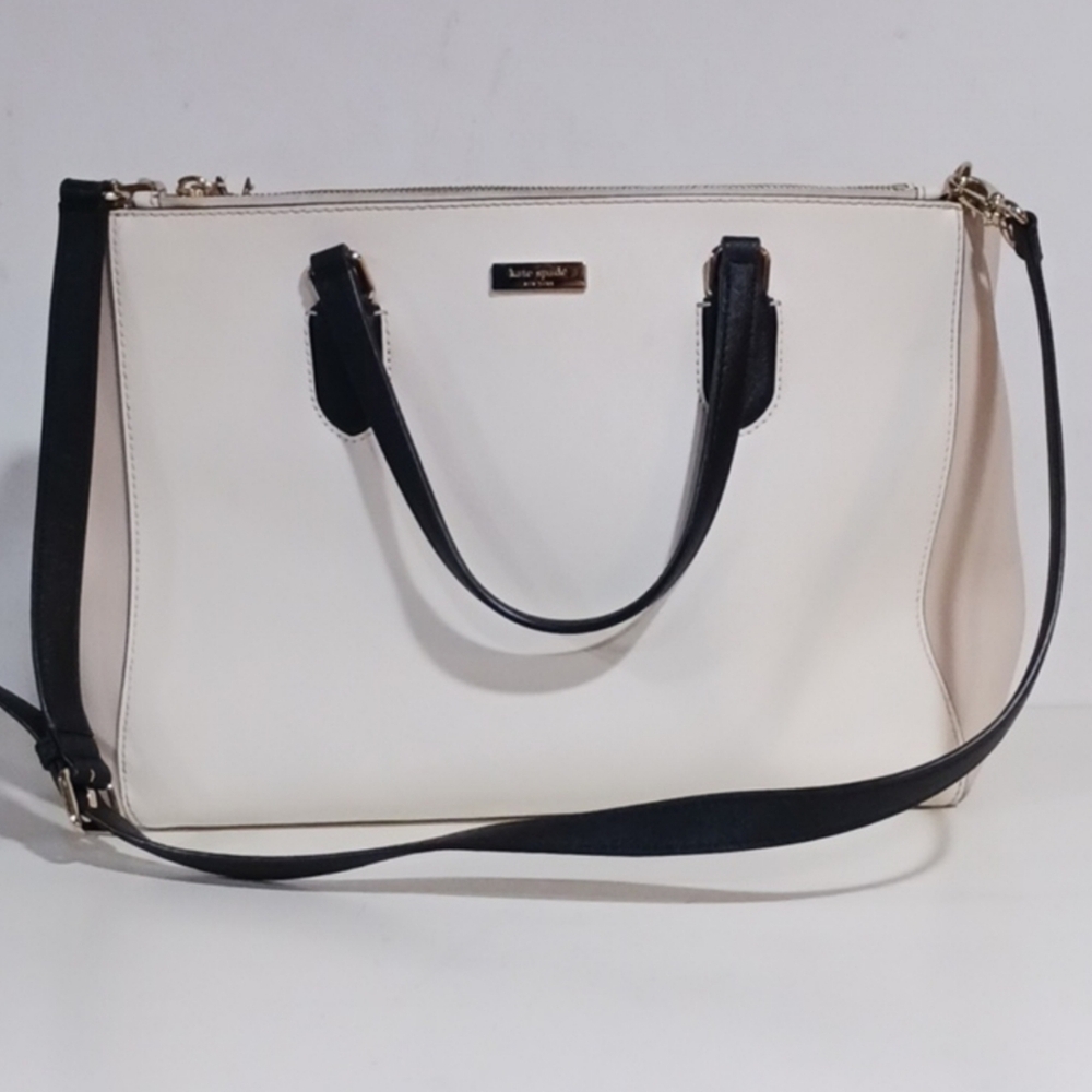 Kate Spade Leighann Colorblock Leather Tote Satchel